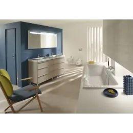 Модуль под раковину Odeon Up 117х48,5х73,8 см, 6 ящиков, светло-коричневый глянцевый EB995-G80 Jacob Delafon