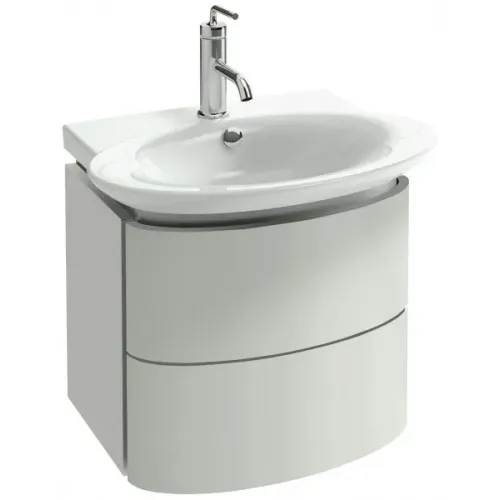 Модуль под раковину Presqu'ile 50х41х45,2 см, белый блестящий лак, 2 выдвижных ящика EB1102-G1C Jacob Delafon