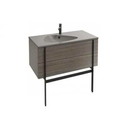 Мебельная раковина Nouvelle Vague 121х51 см, серая, 1 отверстие для смесителя EXAP112-Z-MG2 Jacob Delafon