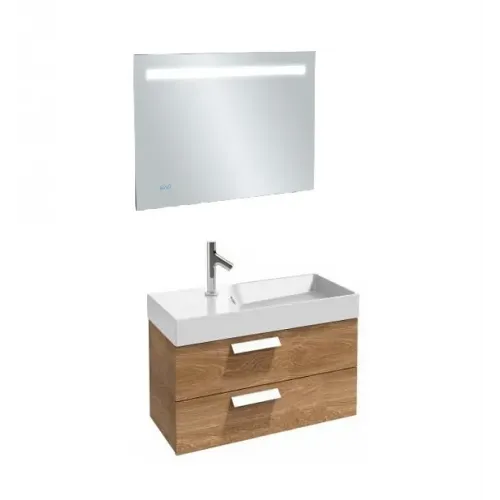 Комплект мебели для ванной Rythmik 79,5 см, подвесной монтаж, с подсветкой EB1160-NF+EXP112-Z-00+EB1302-E70 Jacob Delafon