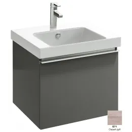 Модуль под раковину Odeon Up 57х48,5х45 см, 1 ящик, серый дуб EB877-E71 Jacob Delafon