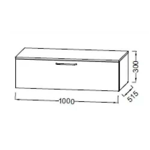 Тумба для ванной Odeon Rive Gauche 1 ящик, морской синий матовый, ручка медь, подвесной монтаж 100х51,5 см EB2539-R7-M88 Jacob Delafon
