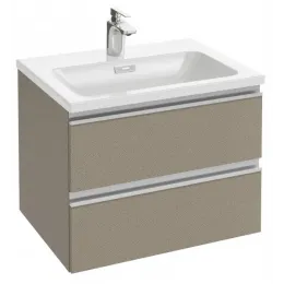 Модуль с раковиной Vox 60 см, черное дерево, без столешницы, 2 ящика, подвесной монтаж EXAF112-Z-00+EB2030-RA-E15 Jacob Delafon