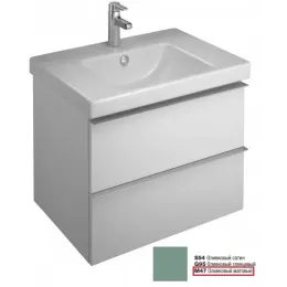 Модуль под раковину Odeon Up 67х48,5х53 см, 2 ящика, оливковый матовый EB890-M47 Jacob Delafon