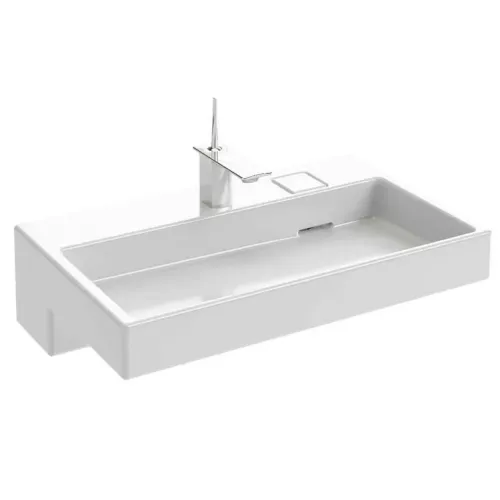 Комплект мебели для ванной Terrace 80 см, белый, подвесной монтаж, с подсветкой EXD112-00+EB1181-NF+EB1186-G1C Jacob Delafon