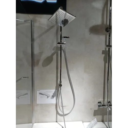 Гарнитур с верхним душем Eo выставочный образец, 4 режима, 20 см, square E45893-CP/У E45893-CP/У Jacob Delafon