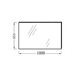 Зеркало Ola 100х65 см EB1099-RU Jacob Delafon