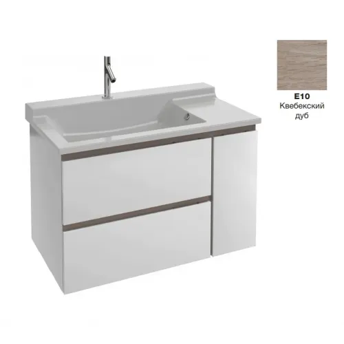 Модуль под раковину Soprano 96х53,5х63,4 см, квебекский дуб, 2 ящика и 1 бутылочница EB1334-E10 Jacob Delafon