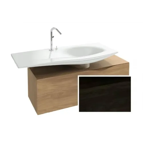 Модуль с раковиной Stillness 120 см, натуральный темный дуб, смещенная установка раковины, подвесной монтаж E1292-00+EB2001-P7 Jacob Delafon