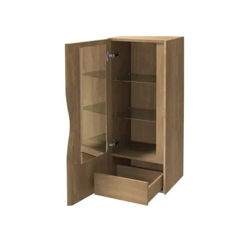 Шкаф Stillness 41,2х34,4х96 см, темный дуб, 1 дверца, 1 внутренний ящик, шарниры слева EB2006G-P7 Jacob Delafon