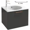 Модуль под раковину Odeon Rive Gauche 60х50,8х45,2 см, серый антрацит, 1 ящик EB2510-R5-N14 Jacob Delafon