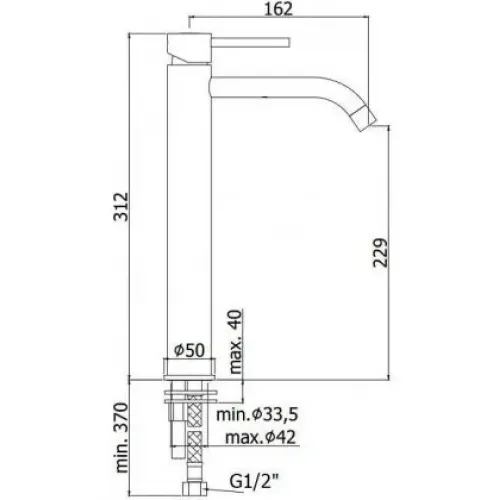 Смеситель для раковины Paffoni Light LIG081ST