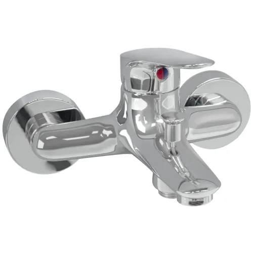 Настенный смеситель Elite неповоротный излив, с выходом на душ (без лейки) E32909-CP Jacob Delafon