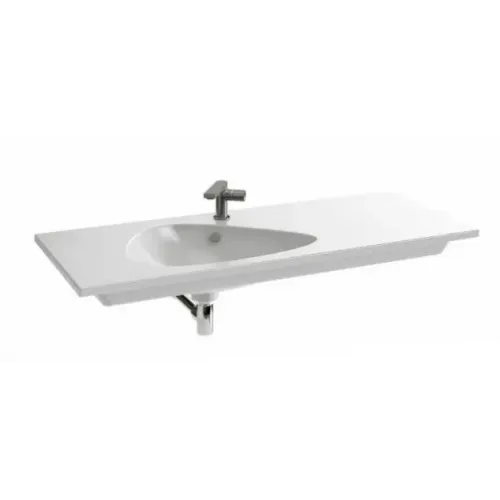 Встраиваемая сверху раковина Nouvelle Vague 100х51,5 см, матовый белый, стекло, с отв. под смеситель EB3021-DE1 Jacob Delafon