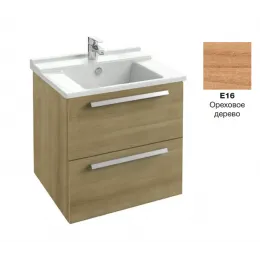 Модуль под раковину Struktura 57х47х56 см, ореховое дерево, 2 выдвижных ящика, подвесная EB1276-E16 Jacob Delafon