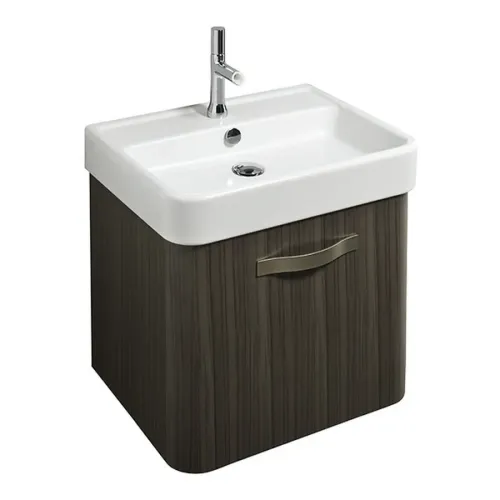 Модуль с раковиной Replay 60 см, серый ясень, 1 отверстие под смеситель, подвесной монтаж E4489-00+EB1070-270 Jacob Delafon