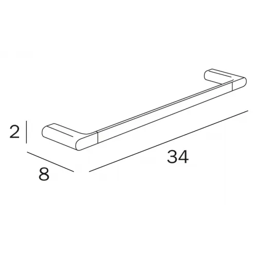 Полотенцедержатель INDA MITO A2018ACR