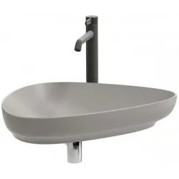Накладная раковина Nouvelle Vague 56х40х18 см, 1 отв., без перелива, кашемир, санфарфор, с отв. под смеситель EVI002-MK4 Jacob Delafon