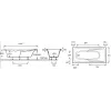 Акриловая ванна Corvette 150х70 см E60904-00 Jacob Delafon