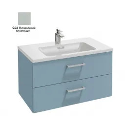 Модуль под раковину Vox 80х46х45,2 см, миндальный блестящий, прямоуг. ручки, 2 ящика EB2078-R2-G92 Jacob Delafon