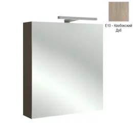 Зеркало Odeon Up 60х65 см, квебекский дуб, правосторонний, с подсветкой EB795DRU-E10 Jacob Delafon