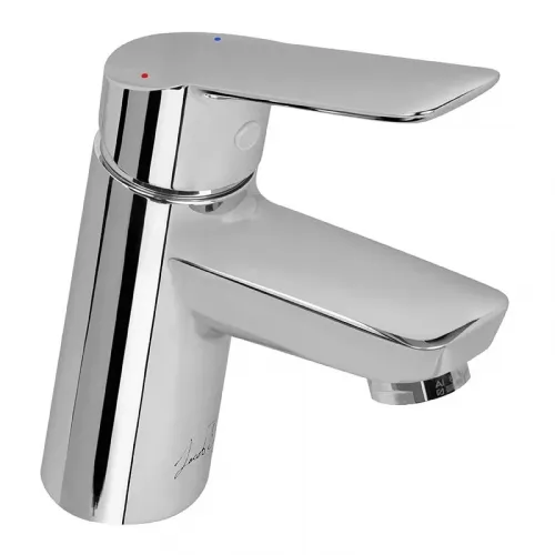 Смеситель для умывальника Lucien неповоротный излив, без донного клапана E20849-CP Jacob Delafon