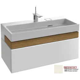 Модуль под раковину Terrace 100х48х38 см, жасмин сатин, верхний ящик из цельного дерева, система push-to-open EB1187-S24 Jacob Delafon