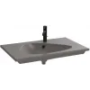 Мебельная раковина Nouvelle Vague 81х51 см, серый, шлифованная нижняя кромка, 1 отверстие для смесителя EXAR112-Z-MG2 Jacob Delafon