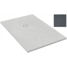 Поддон Singulier 90х90х3 см, серый сланец, антискользящее покрытие, квадратный, Neoroc E67033-NAD Jacob Delafon