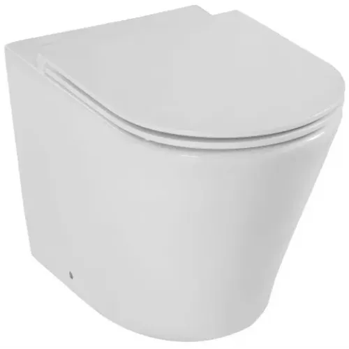 Приставной унитаз Rodin 36х56 см, универсальный выпуск, безободковый, без сиденья EDAA102-00 Jacob Delafon