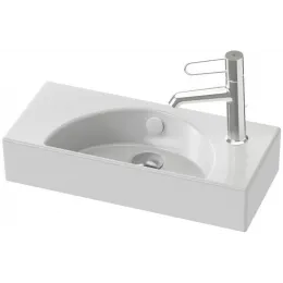 Подвесная раковина Odeon Rive Gauche 55х22,5х8,5 см, отверстие под смеситель справа, санфаянс EGO112-56-00 Jacob Delafon