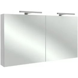 Зеркало 120х65 см, шкаф, с подсветкой, белый блестящий, с подсветкой EB798RU-N18 Jacob Delafon