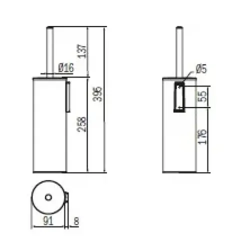 Ершик туалетный INDA MY LOVE AV014AWM