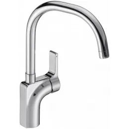 Смеситель для кухни Singulier поворотный излив, термостат, холодный старт E10877-CP Jacob Delafon