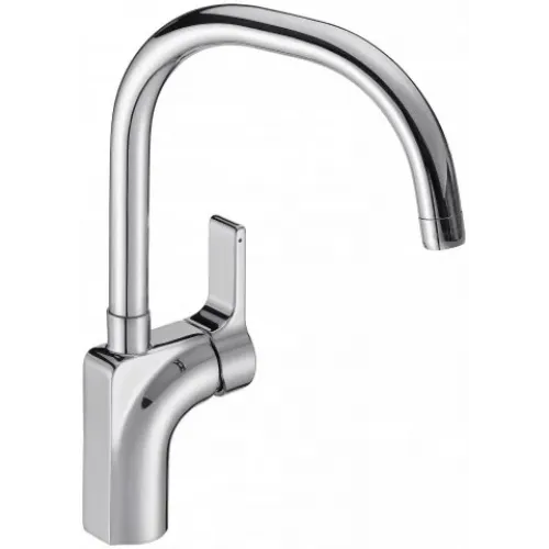 Смеситель для кухни Singulier поворотный излив, термостат, холодный старт E10877-CP Jacob Delafon