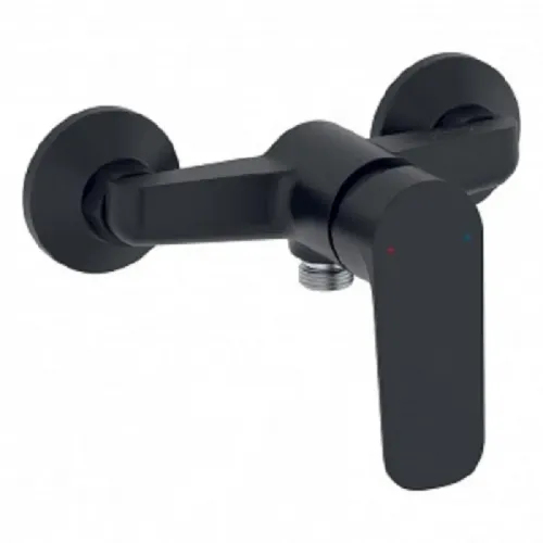 Настенный смеситель без излива Oscar матовый, чёрный цвет, без лейки E29843-BL Jacob Delafon