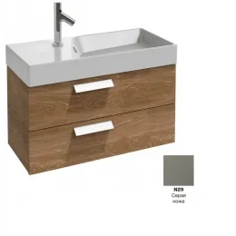 Модуль под раковину Rythmik 79,5х36х42,4 см, 2 ящика, серая кожа EB1302-N29 Jacob Delafon