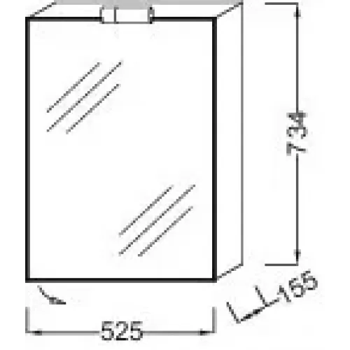 Комплект мебели для ванной Odeon Up 50 см, серый дуб, смеситель слева, зеркало с подсветкой, подвесной монтаж, с подсветкой E4701-00+EB879-J5+EB863-E71 Jacob Delafon