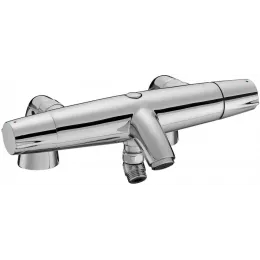 Смеситель на горизонтальную поверхность (деку) с изливом Elevation неповоротный излив, с выходом на душ (без лейки), на 2 отв. E18875-CP Jacob Delafon