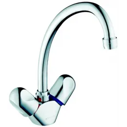 Смеситель для умывальника Galeo CD поворотный излив, с донным клапаном E72920-CP Jacob Delafon