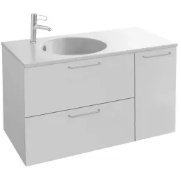 Модуль под раковину Odeon Rive Gauche 100х50,8х56,8 см, белый блестящий, ручки хром EB2544-R5-N18 Jacob Delafon