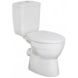 Унитаз-компакт July 35х64 см, нижняя подводка, горизонтальный выпуск, без сиденья E24541RU-0 Jacob Delafon