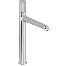 Высокий смеситель на столешницу Rivoli 27,8 см, неповоротный излив, без донного клапана E24168-CP Jacob Delafon