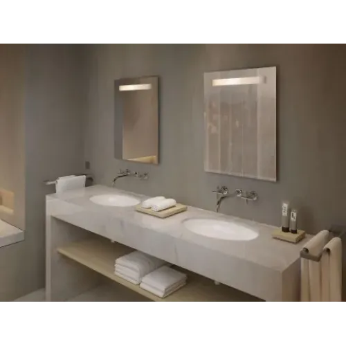 Встраиваемая сверху раковина Vox 56,2х39,2 см, с переливным отверстием в передней части, санфарфор EYH102-00 Jacob Delafon