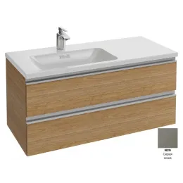 Модуль под раковину Vox 100х46х45,2 см, 2 ящика, серая кожа, встроенные ручки EB2025-RA-N29 Jacob Delafon