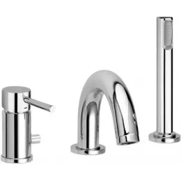 Смеситель на борт ванны с душем Paffoni Light LIG040LCR