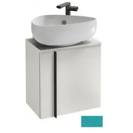 Модуль под раковину Nouvelle Vague 45х30х46,8 см, бирюзовый матовый, шарниры справа, 1 полка EB3045D-M57 Jacob Delafon