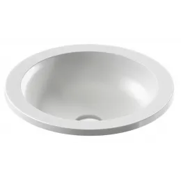 Встраиваемая сверху раковина Vox 48х48 см, с переливным отверстием в передней части, санфарфор EYL102-00 Jacob Delafon