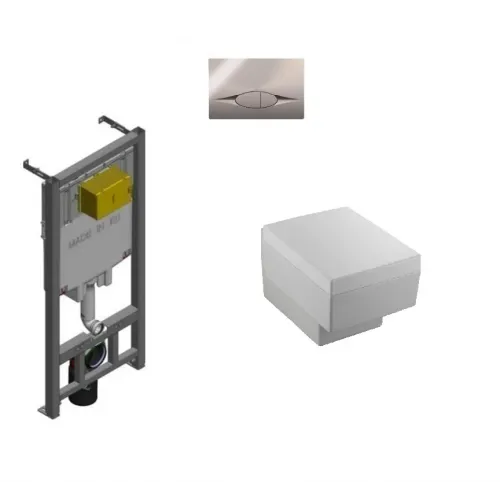 Комплект с инсталляцией Terrace с микролифтом EDA102-00+E70019-00+E29025-NF+E29027-CP Jacob Delafon