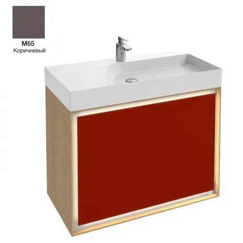 Модуль под раковину Rythmik pure 89х45,2х65 см, коричневый, 1 выдвижной + 1 внутренний ящики, подсветка EB1771-M65 Jacob Delafon